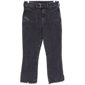 Diesel Women's D-Earlie Black High Waist Bootcut Flare Stretch Jeans W30 L30